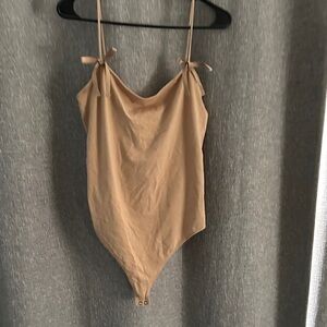 American Eagle Outfitters Tan Bodysuit